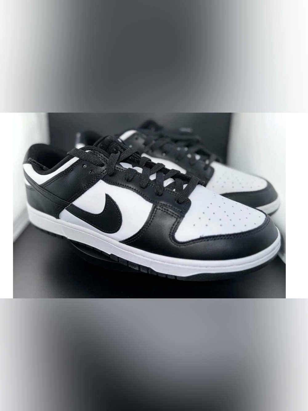 Nike Black and White Low-Top Sneakers